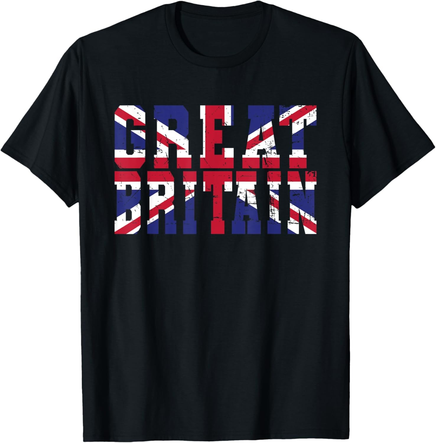 Great Britain United Kingdom Flag Vintage T-Shirt