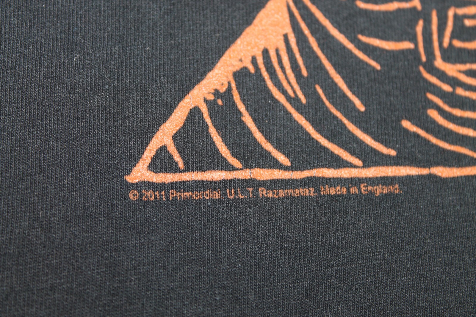 2011 Primordial Shirt Redemption at the Puritan&rsquo;s Hand Black Metal Band Men&rsquo;s M