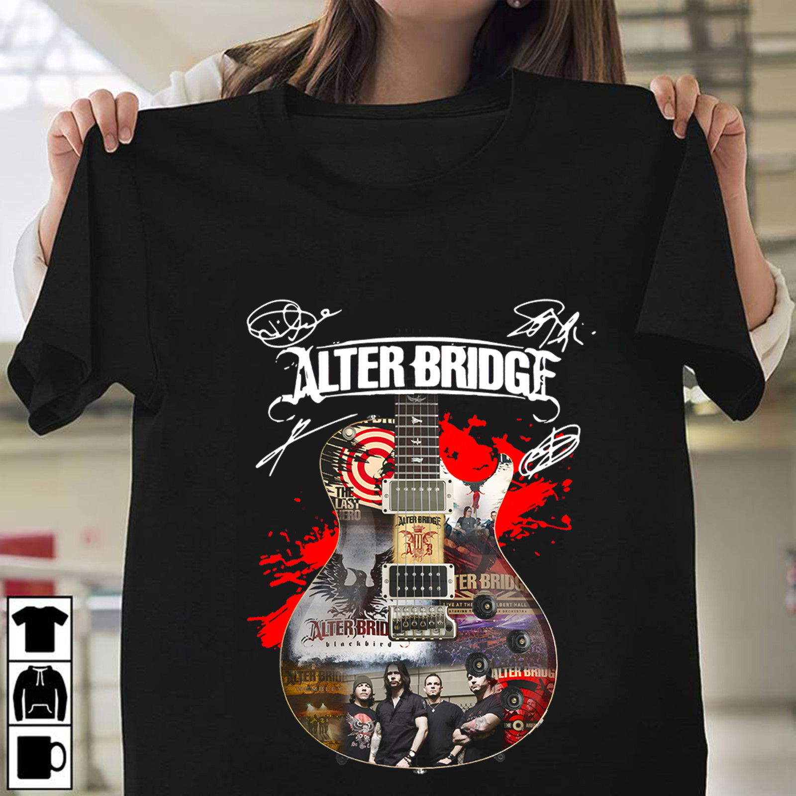Alter Bridge Size S-5XL Cotton black Men&rsquo;s short sleeve