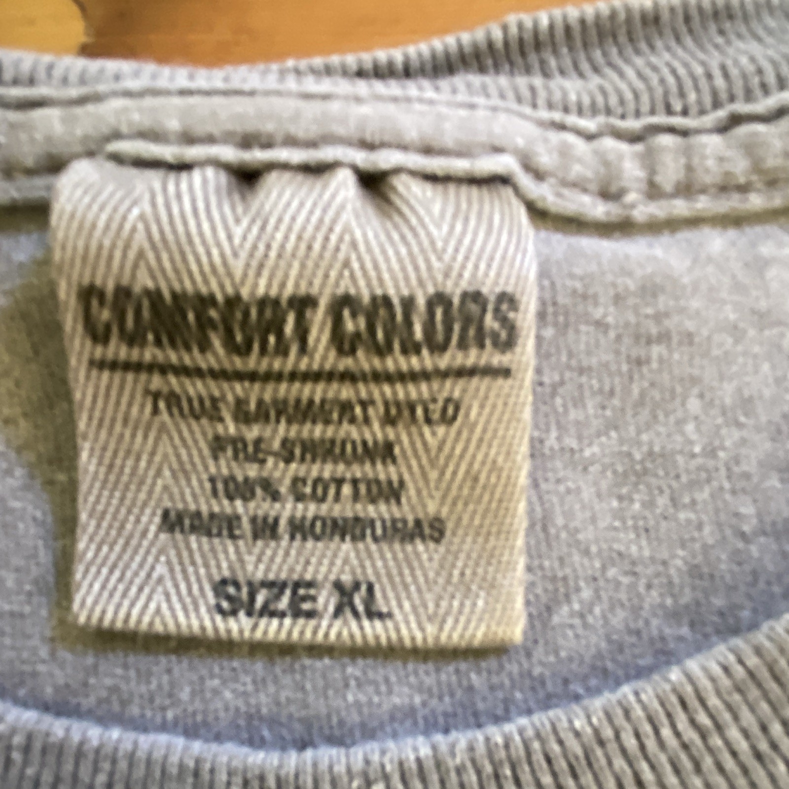 Comfort Colors Men&rsquo;s XL Light Brown Glacier National Park Cotton T-Shirt