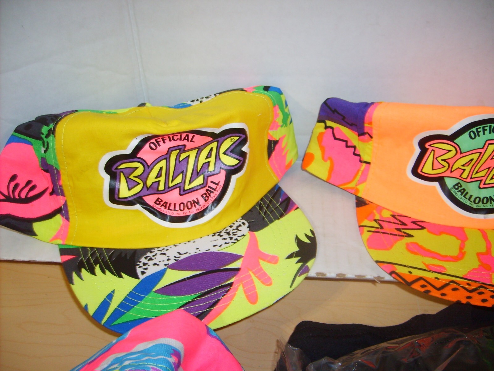 Vintage 1989 BALZAC 5 HAT T-SHIRT Large (L) & FANNY PACK RARE 1980s NEW