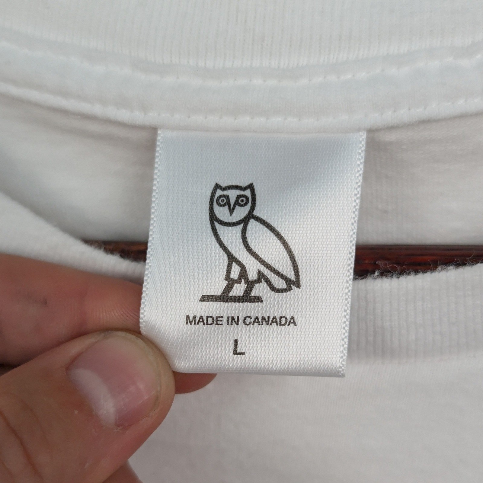 OVO x Toronto FC T-Shirt Men&rsquo;s L White Drake Owl Scarf MLS Soccer Streetwear