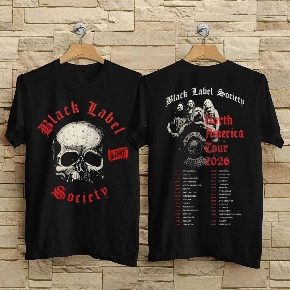 Classic Black Label Society Tour 2026 T Shirt Full Size S-5XL