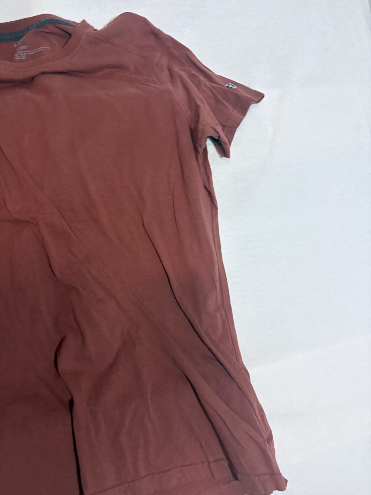 KUHL Shirt Mens Medium Rust Organic Cotton Wildfibre Crew Neck Tee