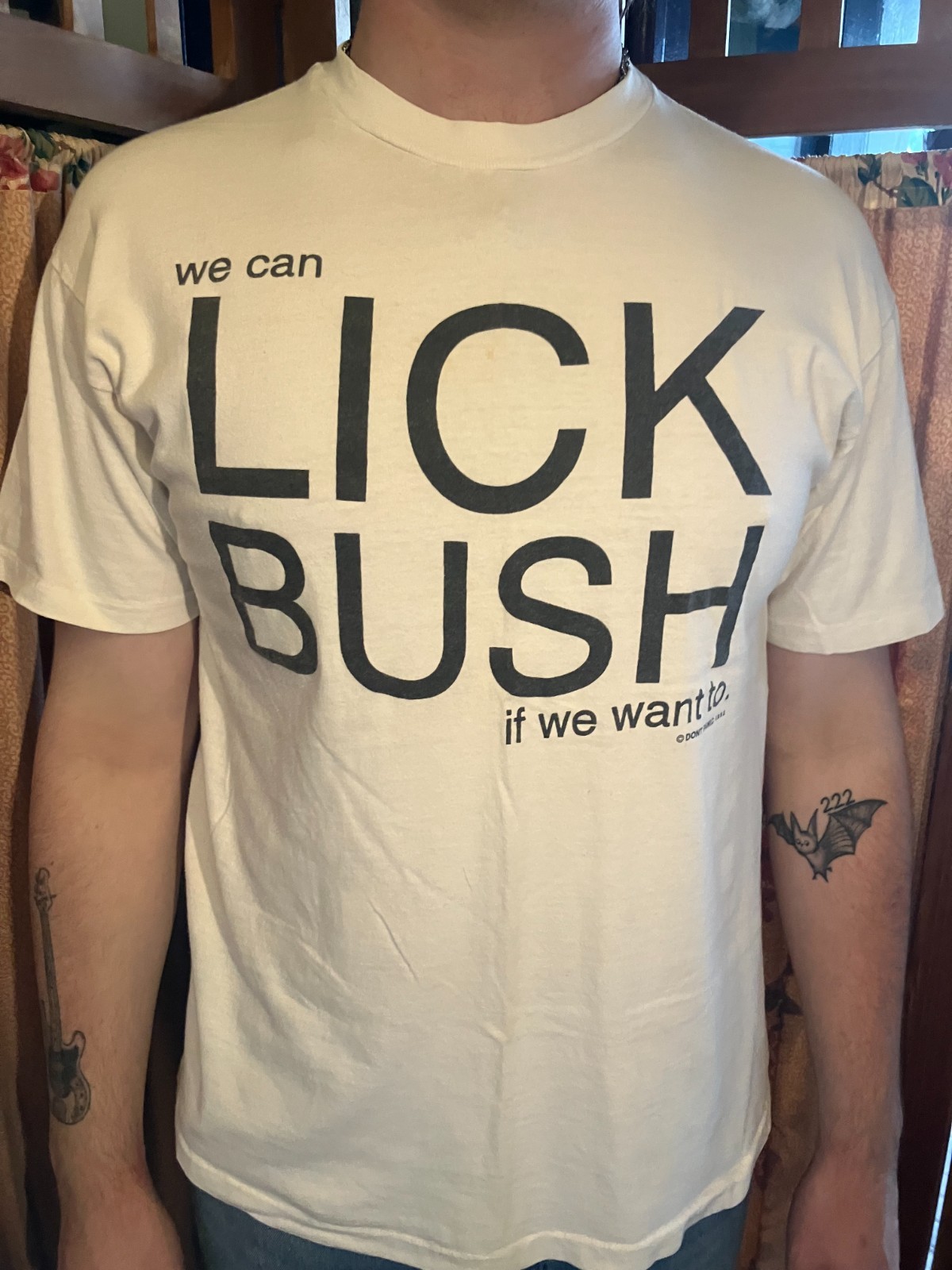 Vintage Anti-George H.W. Bush Campaign T-Shirt 1992