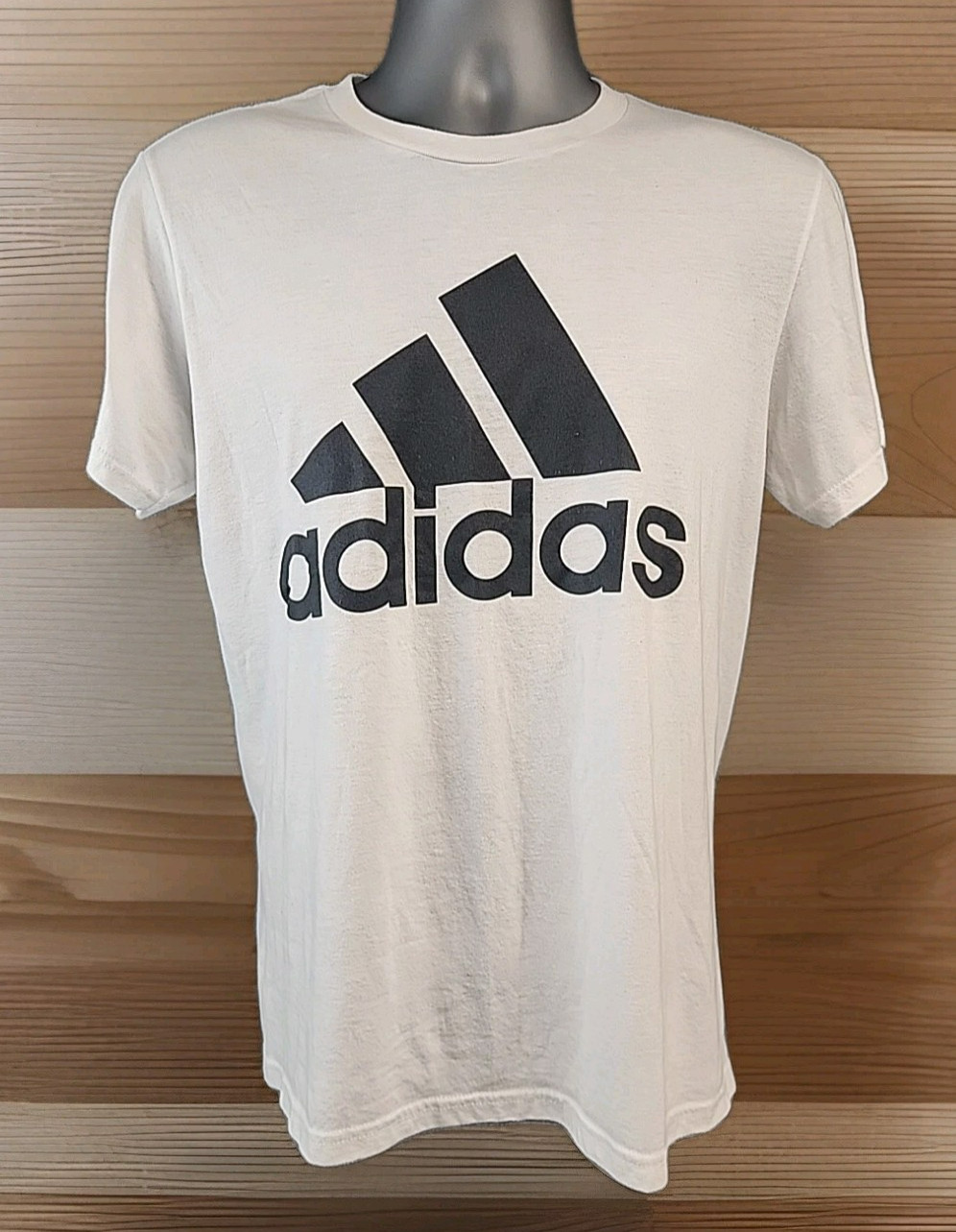 Adidas The GoTo Performance Tee Men&rsquo;s White Graphic T Shirt Size SMALL ClimaLite