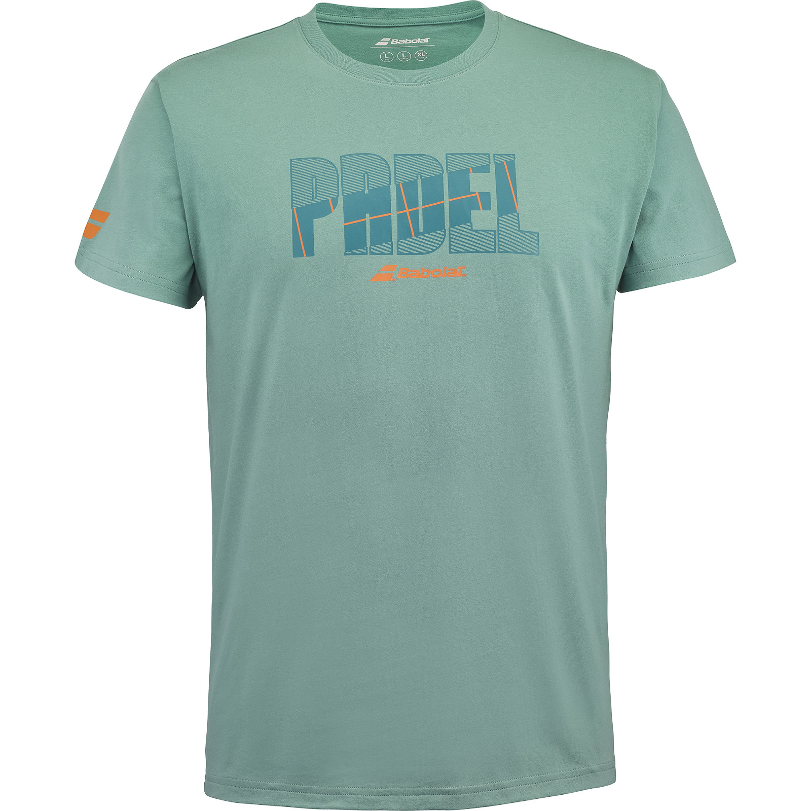BABOLAT T-SHIRT PADEL COTTON TEE SHIRT M-XL NEW 35€ men shortsleeve sports green