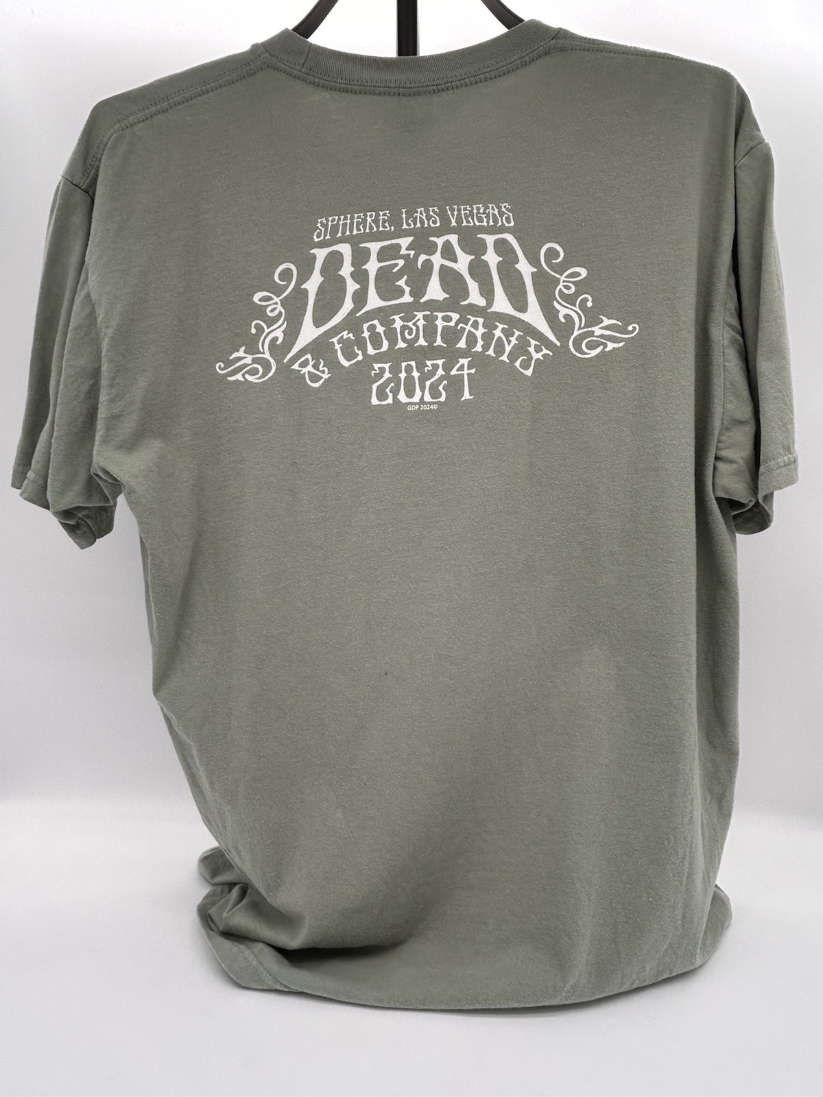 Dead and Company 2024 Sphere Las Vegas Shirt Large Sage Steal Your Face Tee