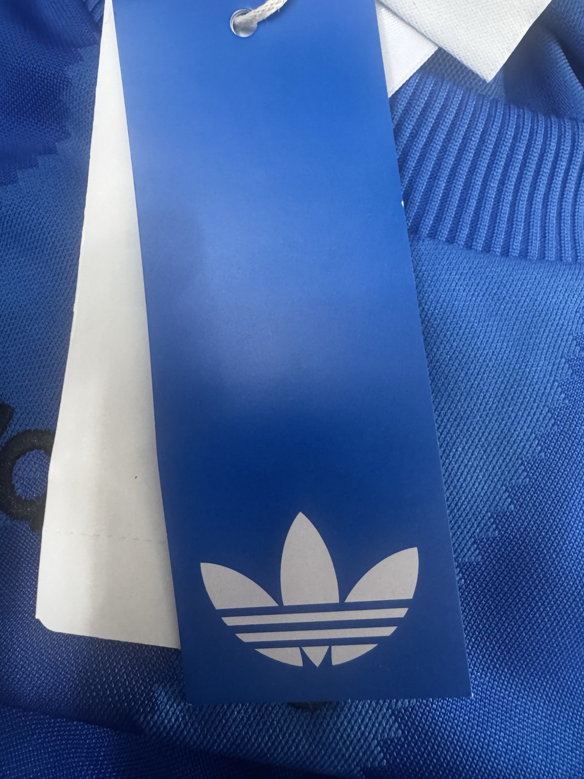 Adidas Originals Trefoil Retro 90&rsquo;S Shirt Jersey Blue JX3069 Men’s Size Large