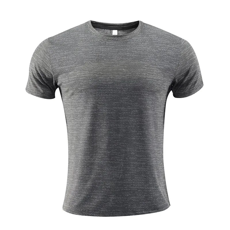 Mens Short Sleeve Sport t Shirt Quick Dry Running Compression T-shirt Breathable