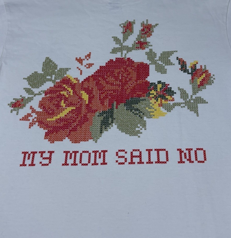 NEW Original Use Men&rsquo;s Short Sleeve T-shirt Boxy Size Small Cream Floral