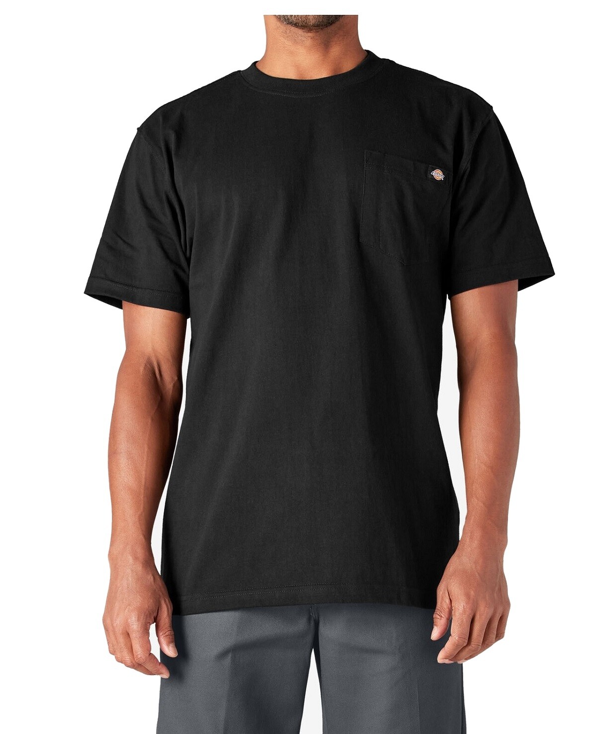 Dickies Men Short Sleeve Black Pocket TShirt 6XL