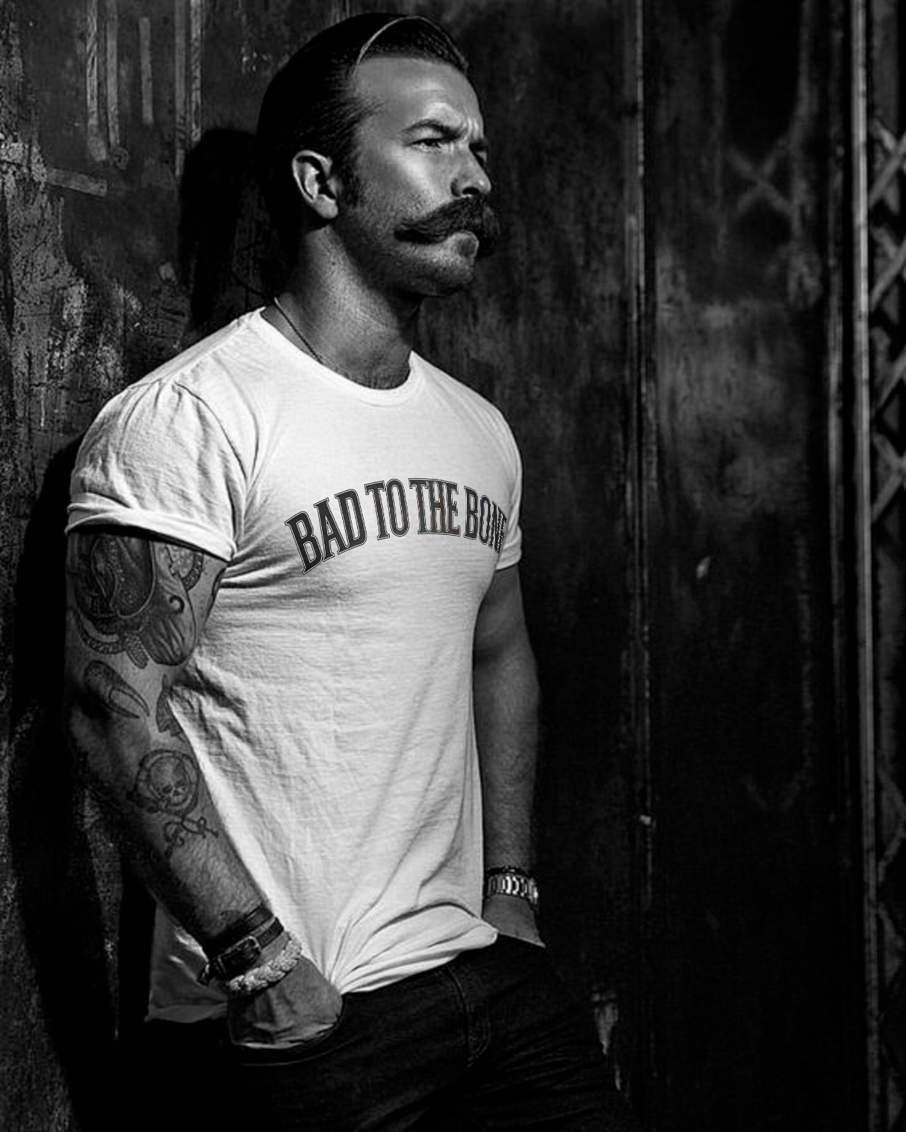 New Mens Black Classic T-Shirt « Kings & Queens » S, M, L, XL, 2XL, 3XL, 4XL, 5XL