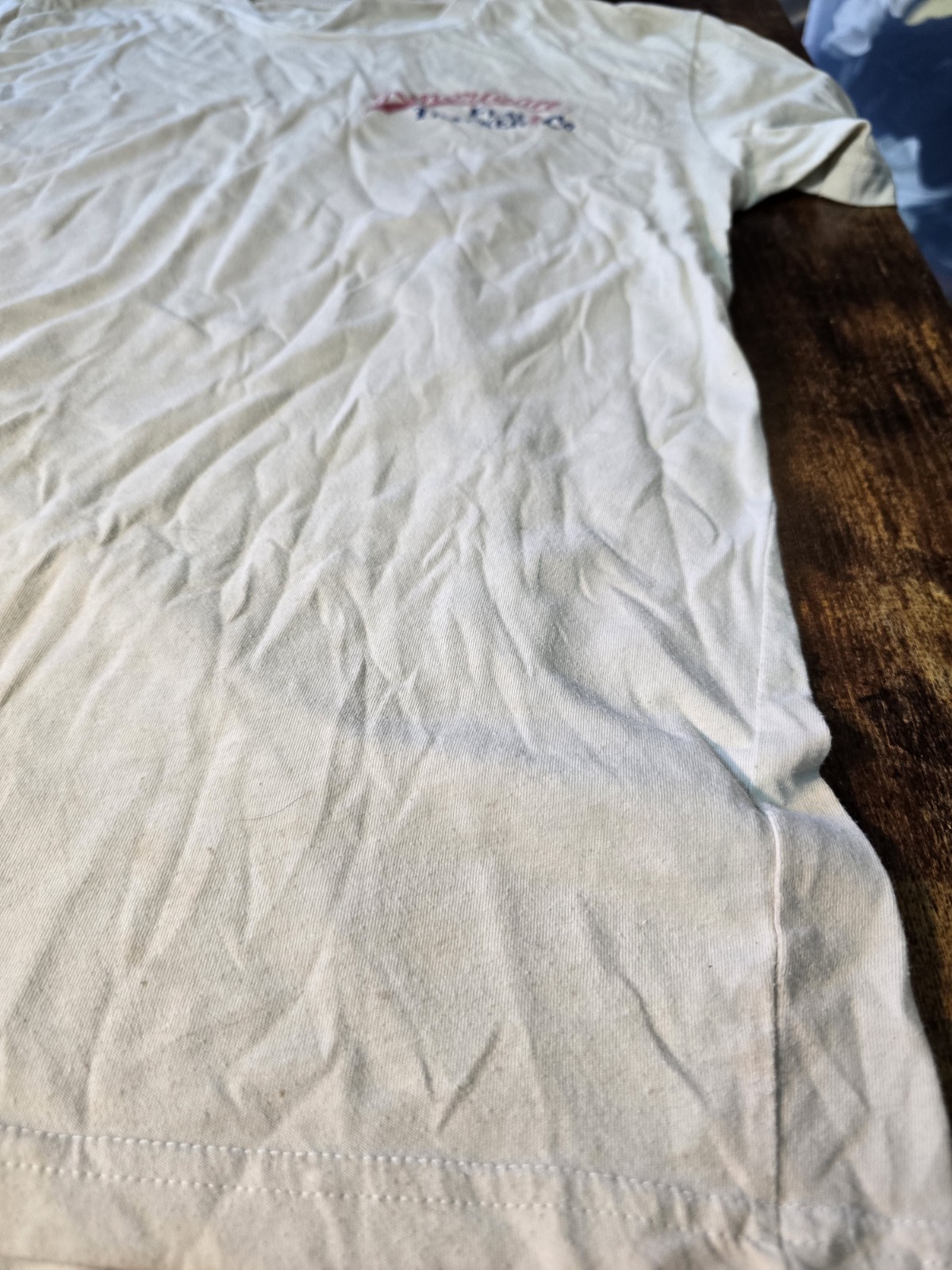 American Flat Tracker White Shirt No Tag A Few Stains Pictured Measurements Pics