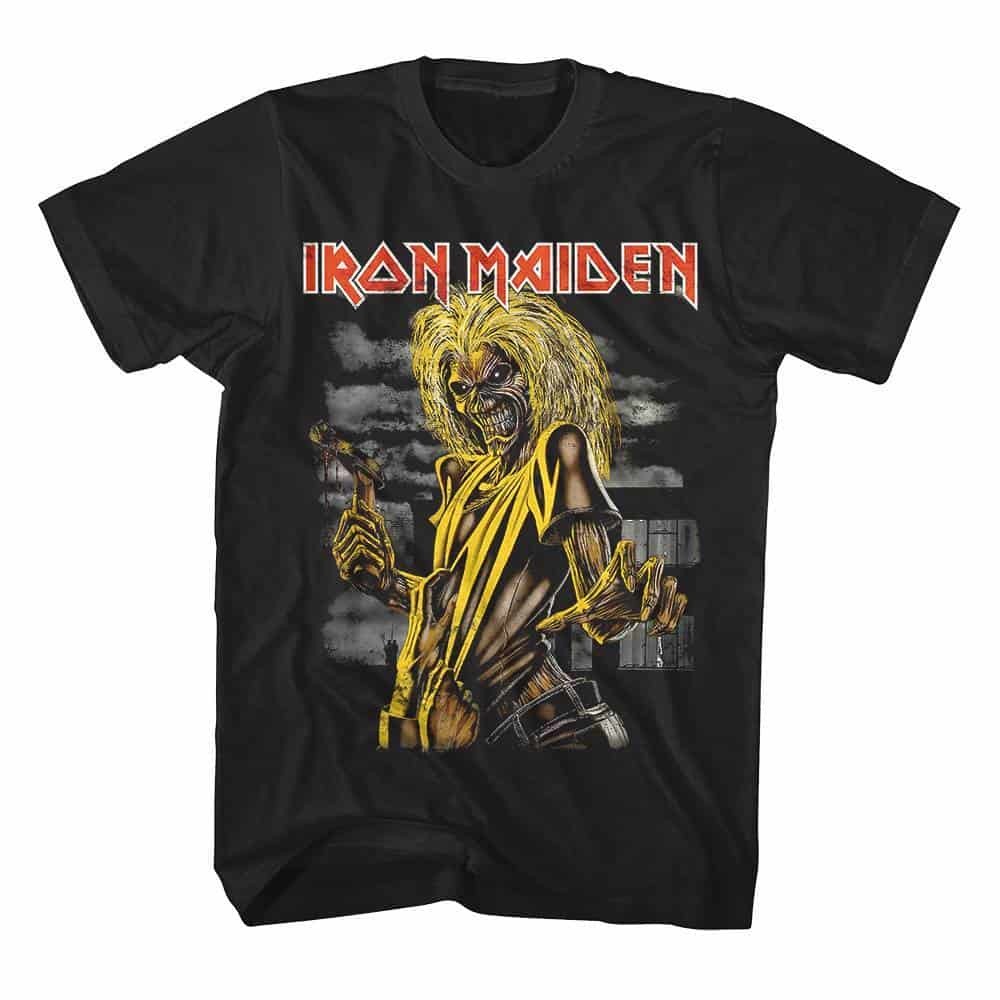 Iron Maiden Killers Men&rsquo;s T Shirt Eddie Hammer Heavy Metal Rock Band Concert