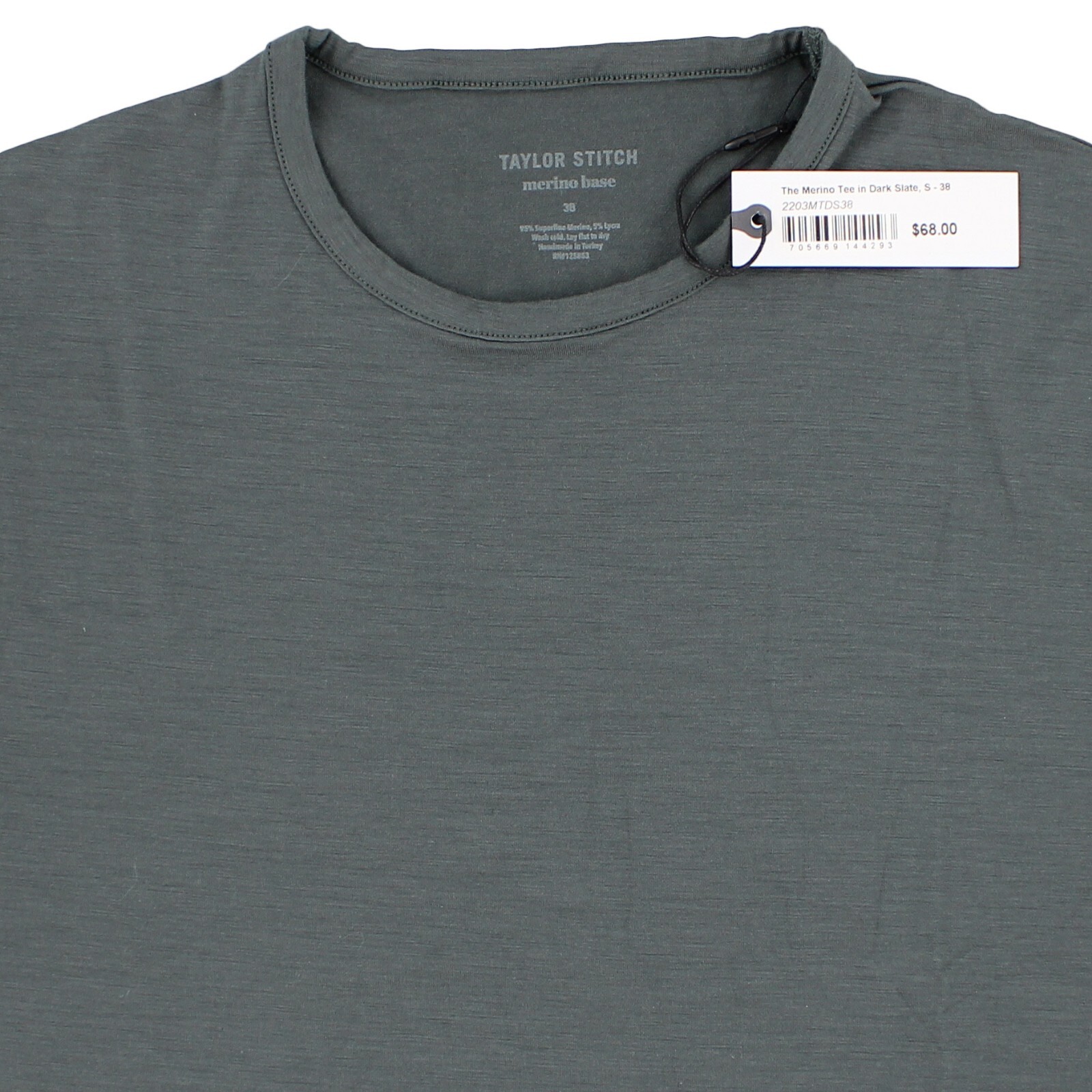 Taylor Stitch Men&rsquo;s Merino Shirt Wool Moisture-Wicking Super Soft T-shirt $68