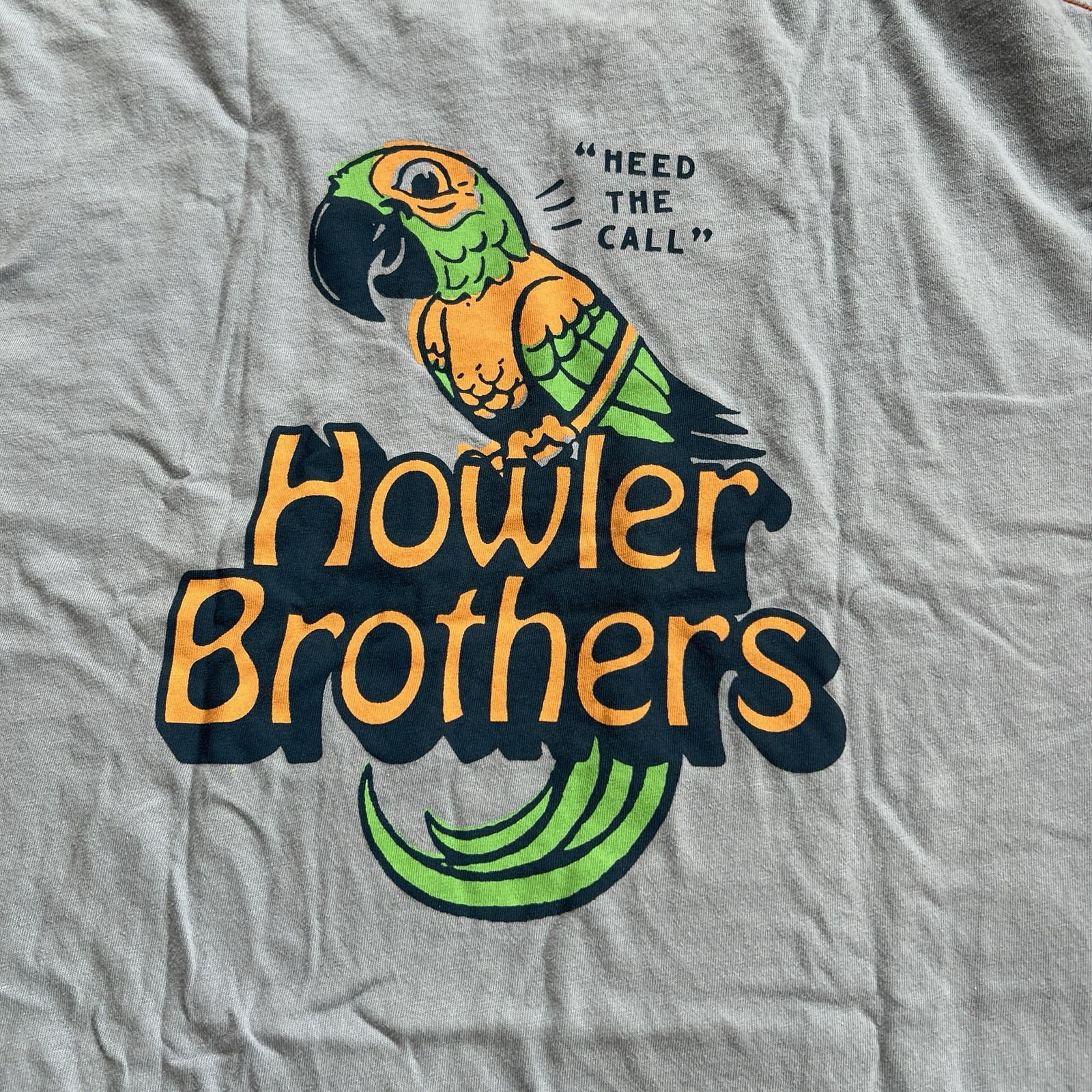 Howler Brothers Bros T-Shirt Tee Men’s XL Blue Short Sleeve Graphic Double-Sided