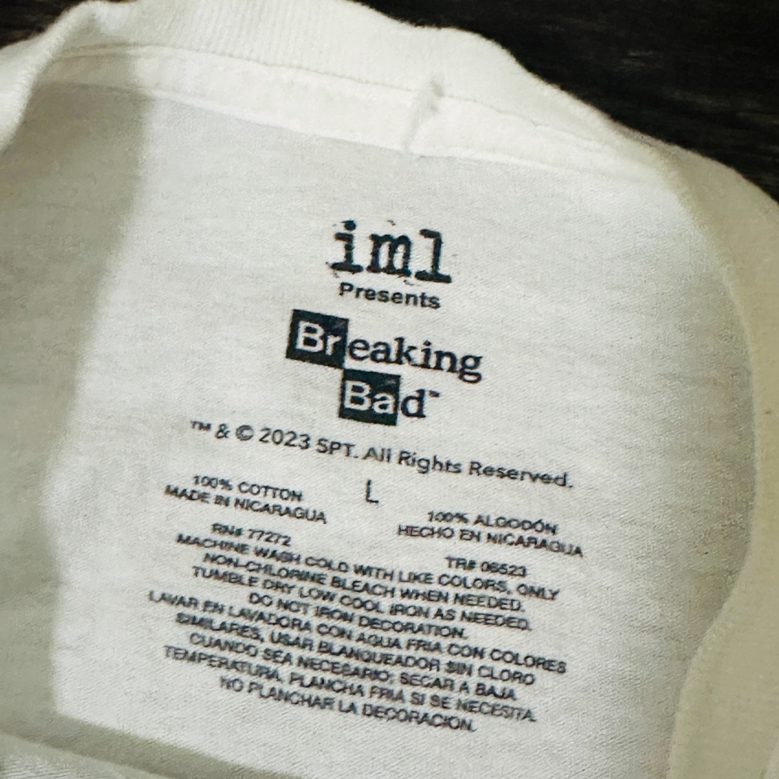 Heisenberg T Shirt Men&rsquo;s Large L White – Breaking Bad Graphic Tee