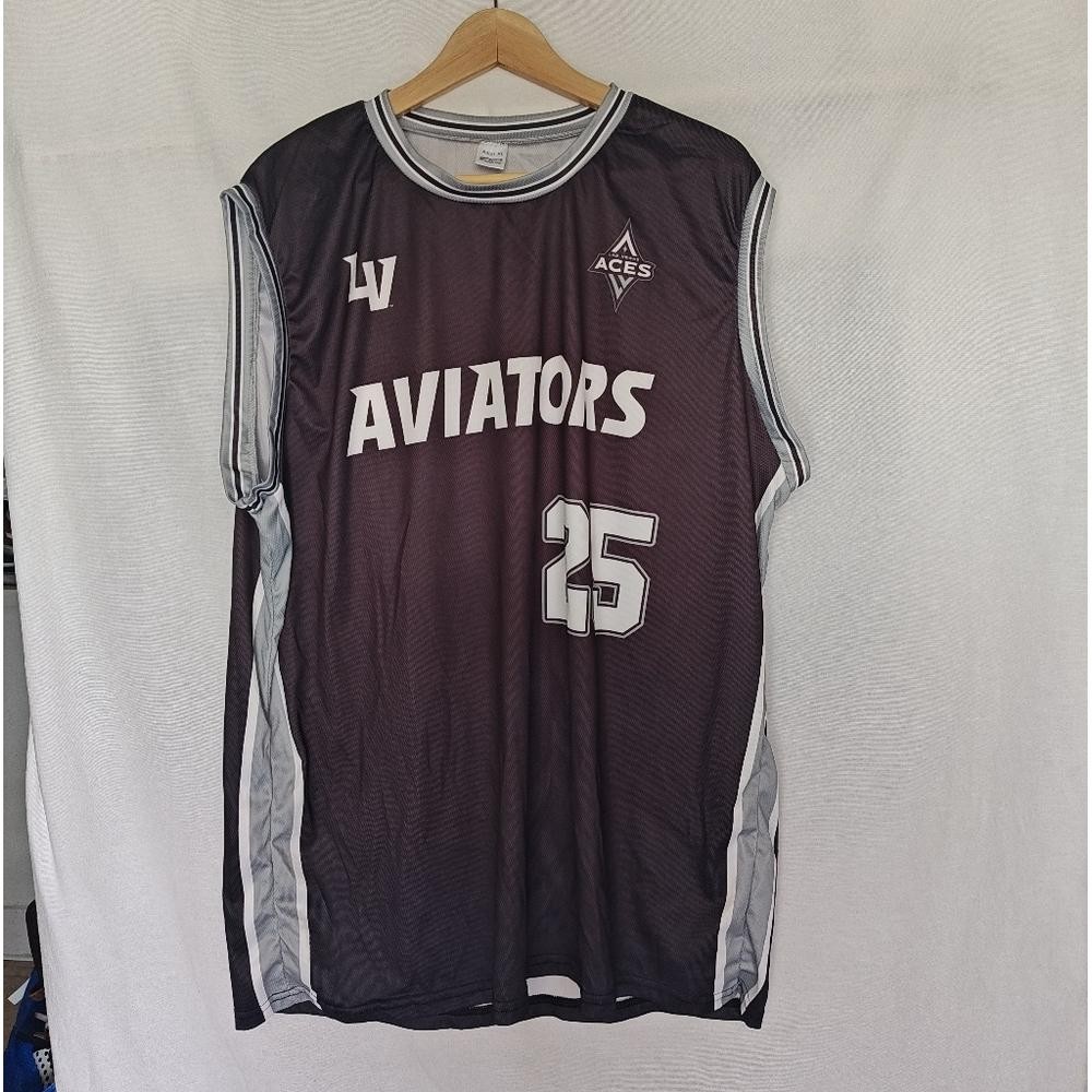 Aviators Aces Las Vegas Jersey Shirt Top XL MiLB X WNBA Stadium Night 2025