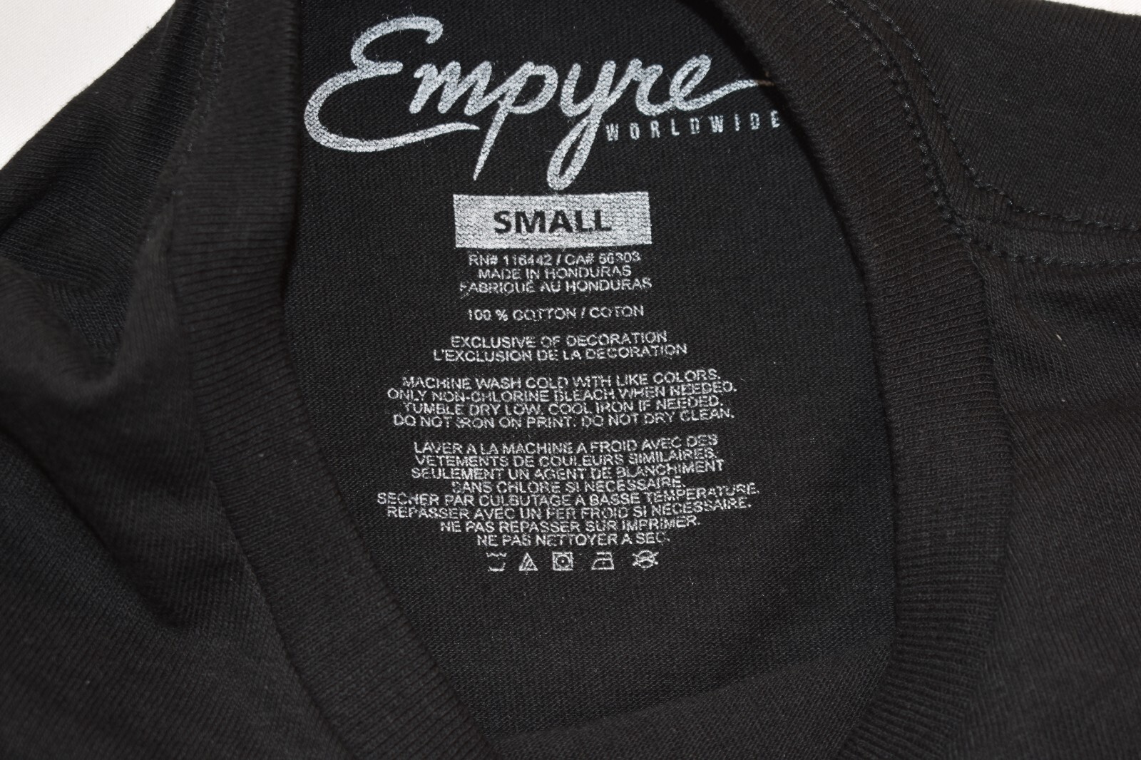 Empyre Mens Black Hole Pocket Tee Shirt New S, M, L, XL