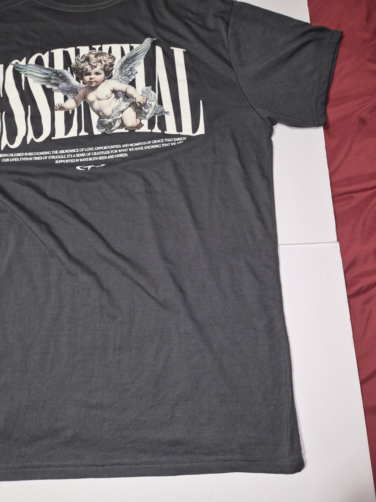 GSTR Essential Dark Gray Graphic T-Shirt