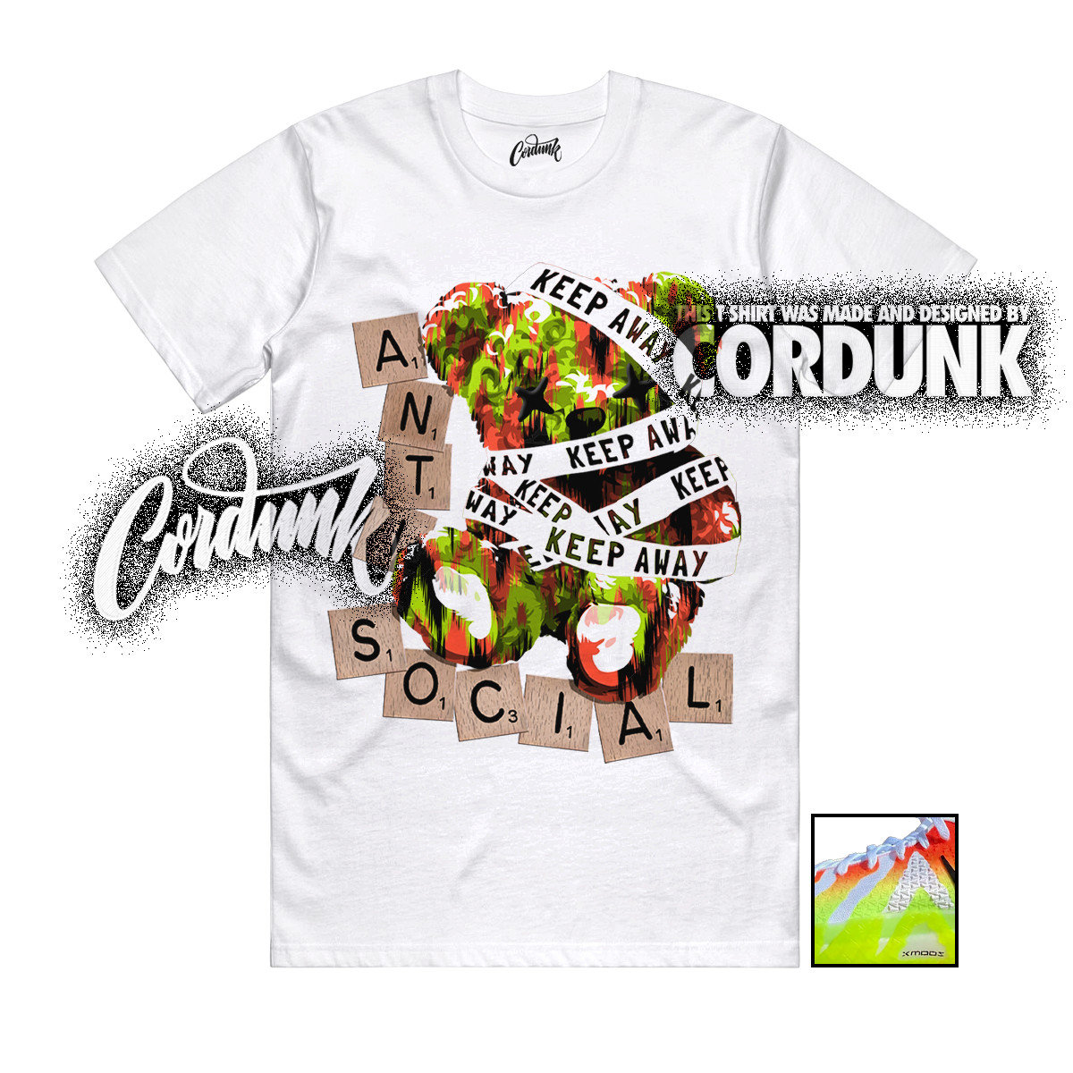 Ja 3 Christmas White Bright Crimson Volt Black T Shirt Match ANTI