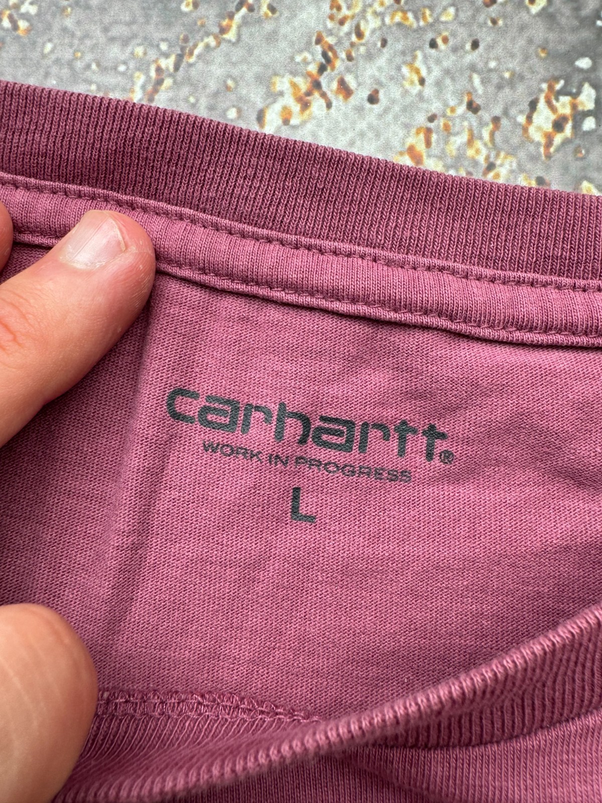 Carhartt Vintage Distressed Long Sleeve T-Shirt Men’s Size L