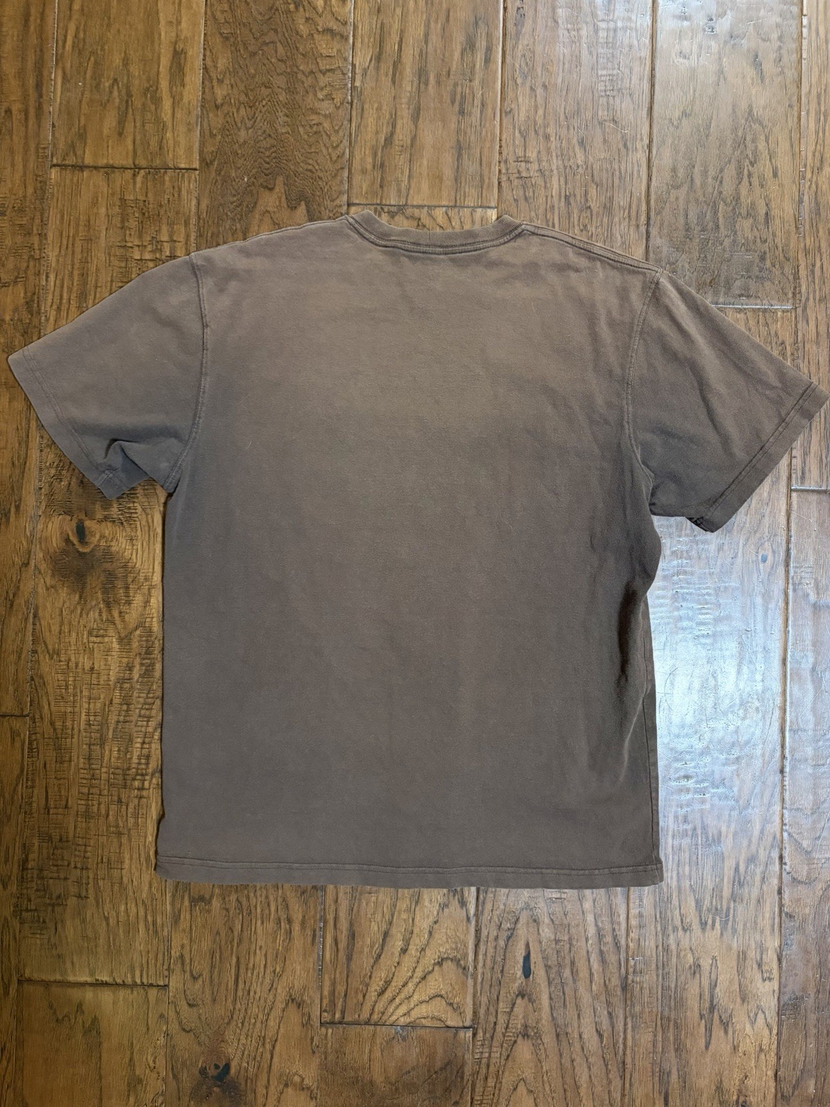 Carhartt Realtree Camo Logo T-Shirt Original Fit Faded Brown Size M Spellout