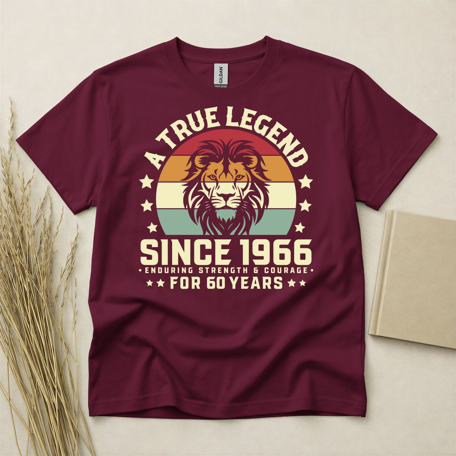 60th Birthday T Shirt Born In 1966 Gift 60 Year Old T-Shirt True Legend Sixty