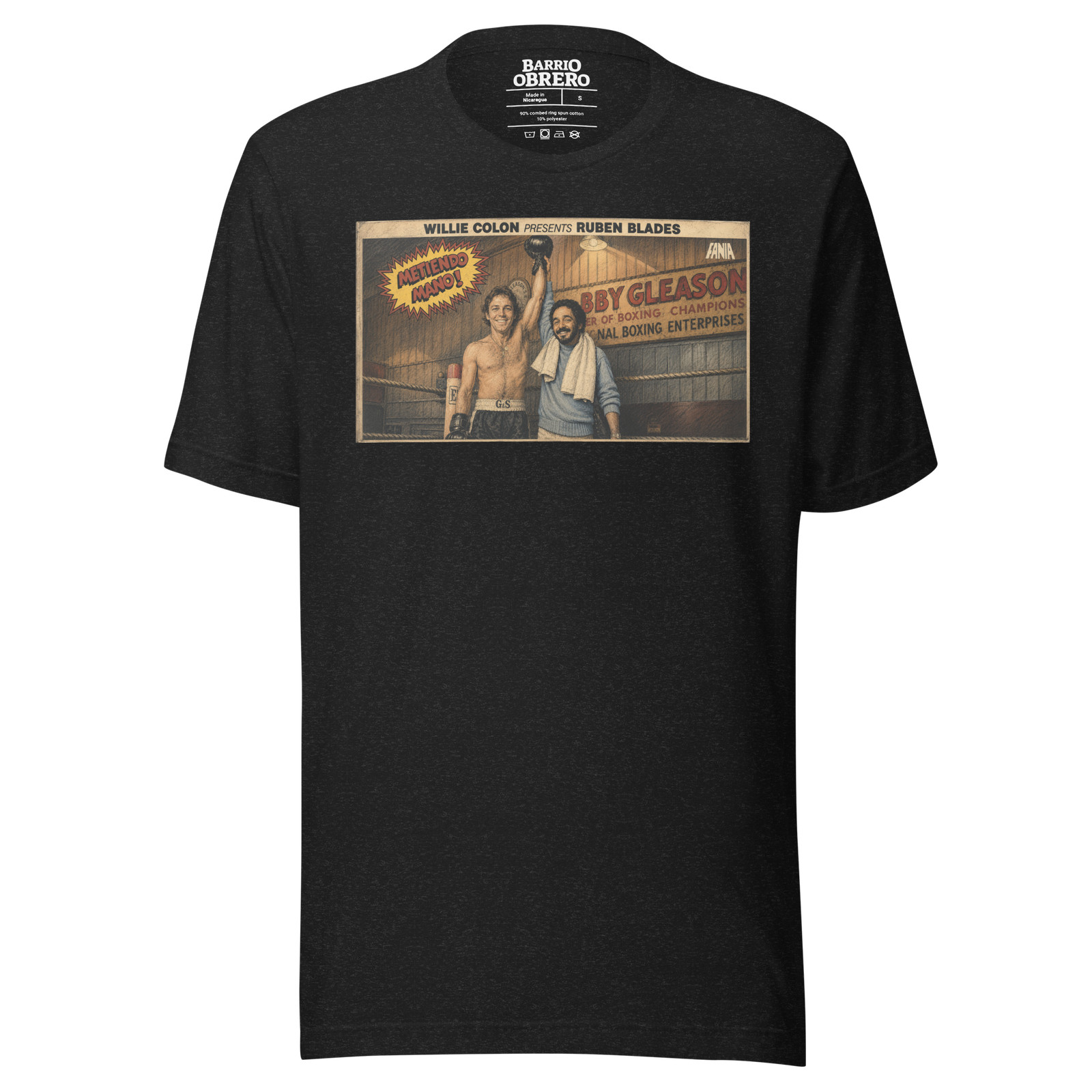 Willie Colon presents Ruben Blades « Metiendo Mano » Vintage Graphic Art Tee