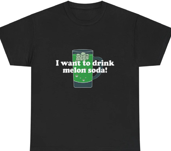 I want to drink Melon Soda Japan Japan Foodies Free shipping Choose your Color