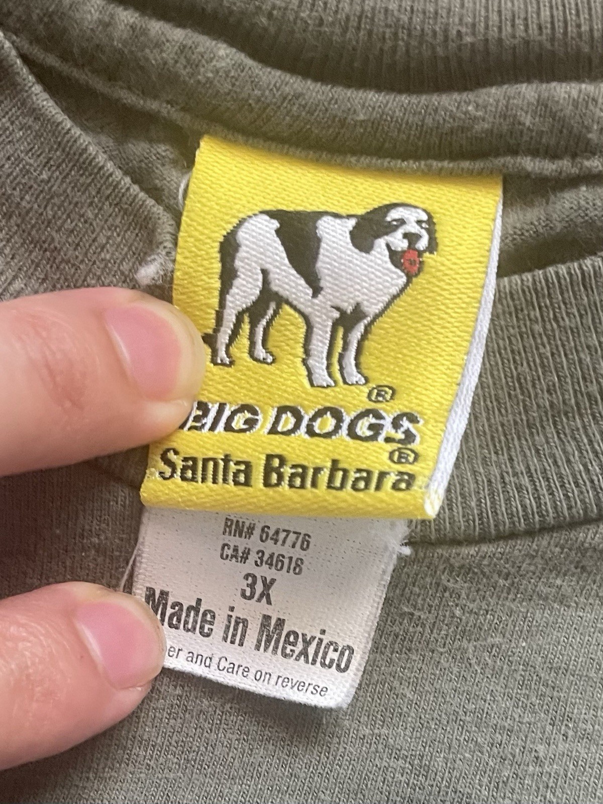 Vintage 90s Big Dogs We Dont Need No Stinkin Leashes Graphic T-Shirt Mens 3X