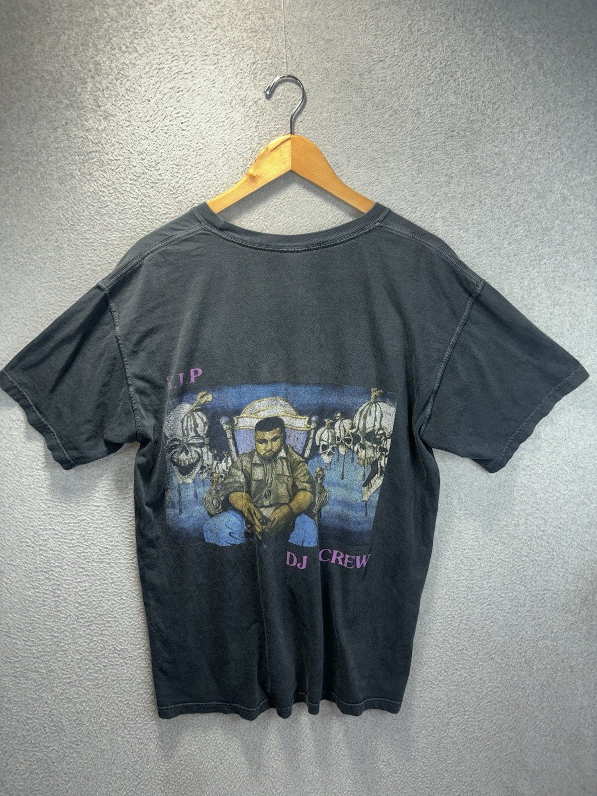 2018 Travis Scott RIP DJ Screw Shirt Black Astroworld Merch Tour Rap Rare Sz L