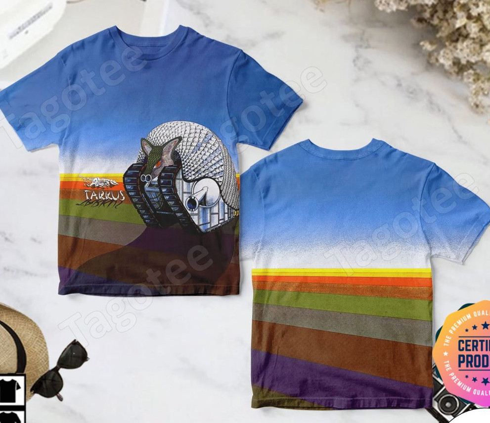 Emerson Lake And Palmer Tarkus Album Unisex 3D TShirt AOP ZA456