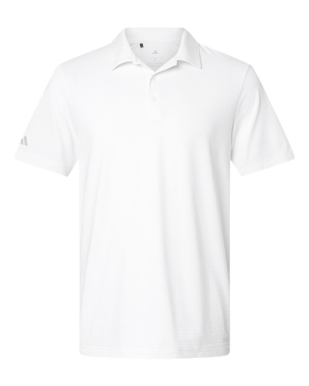 ADIDAS GOLF Men&rsquo;s Size S-3XL Textured Stripe Polo Collared Sports Shirt