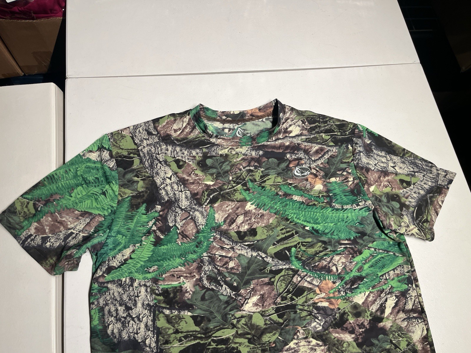Mothwing Shirt Men&rsquo;s XL Camouflage Camo Hunting Performance T Tee Nylon Spandex