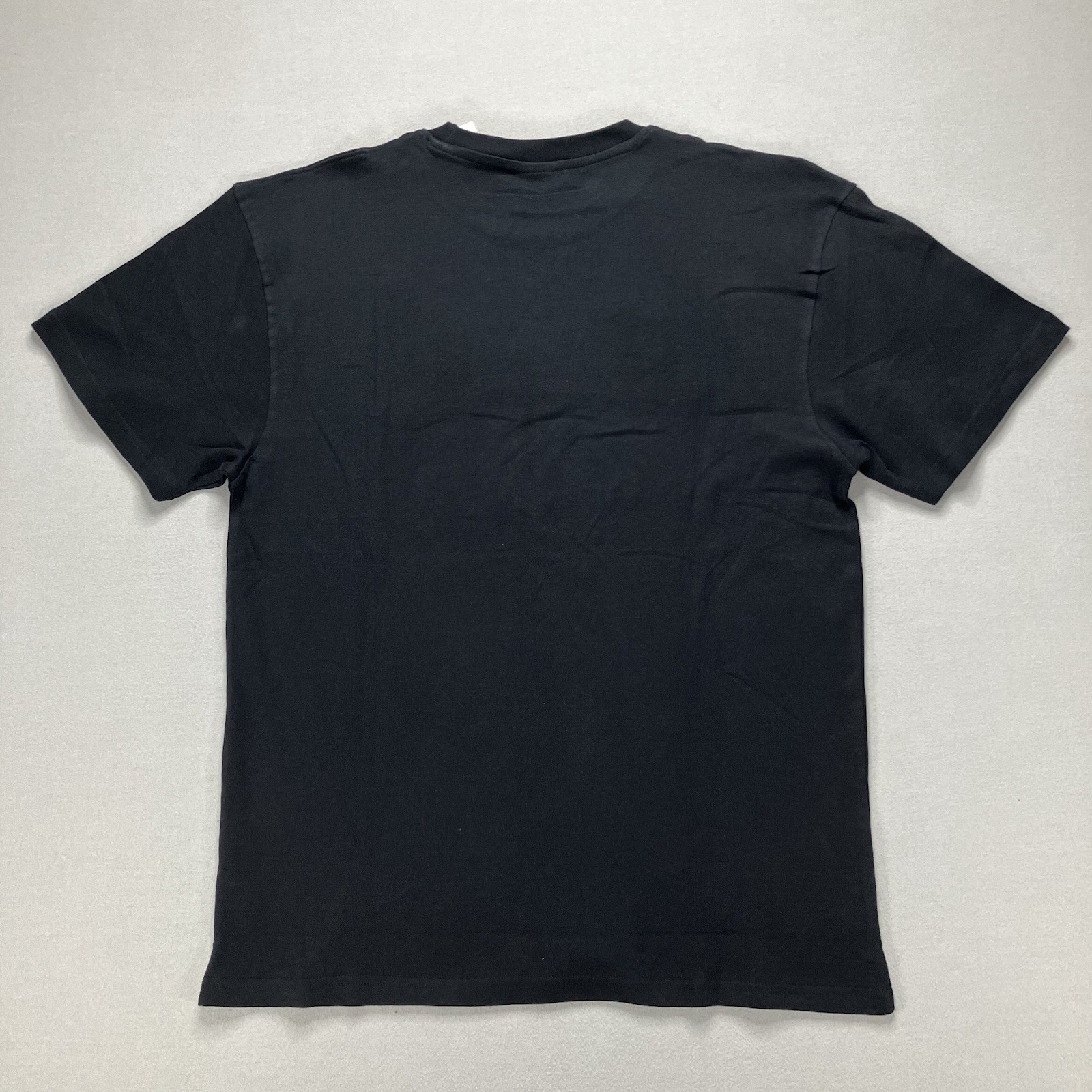 Le TIGRE Mens Flocked Big Tiger Graphic T-Shirt Black 100% Cotton Size Large NWT