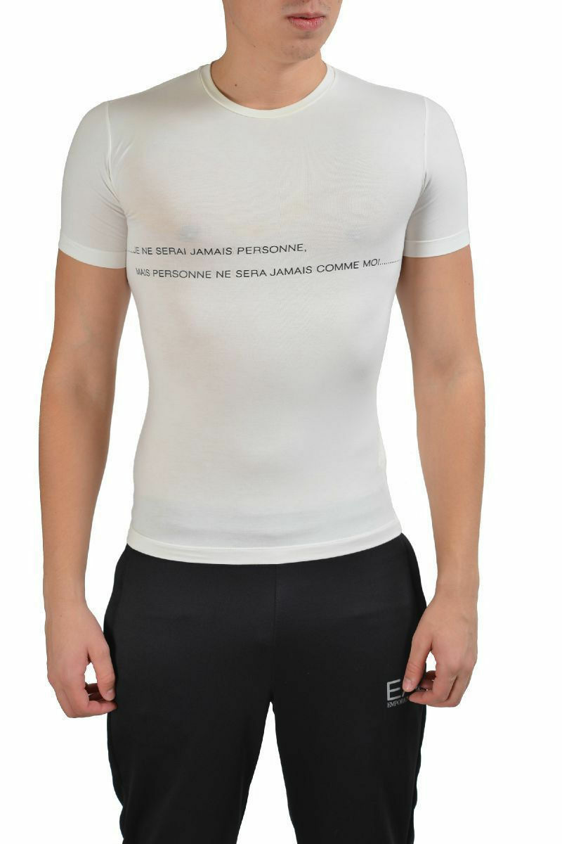 Gianfranco Ferre Men&rsquo;s Stretch Off White T-Shirt Sz XS S M L XL 2XL