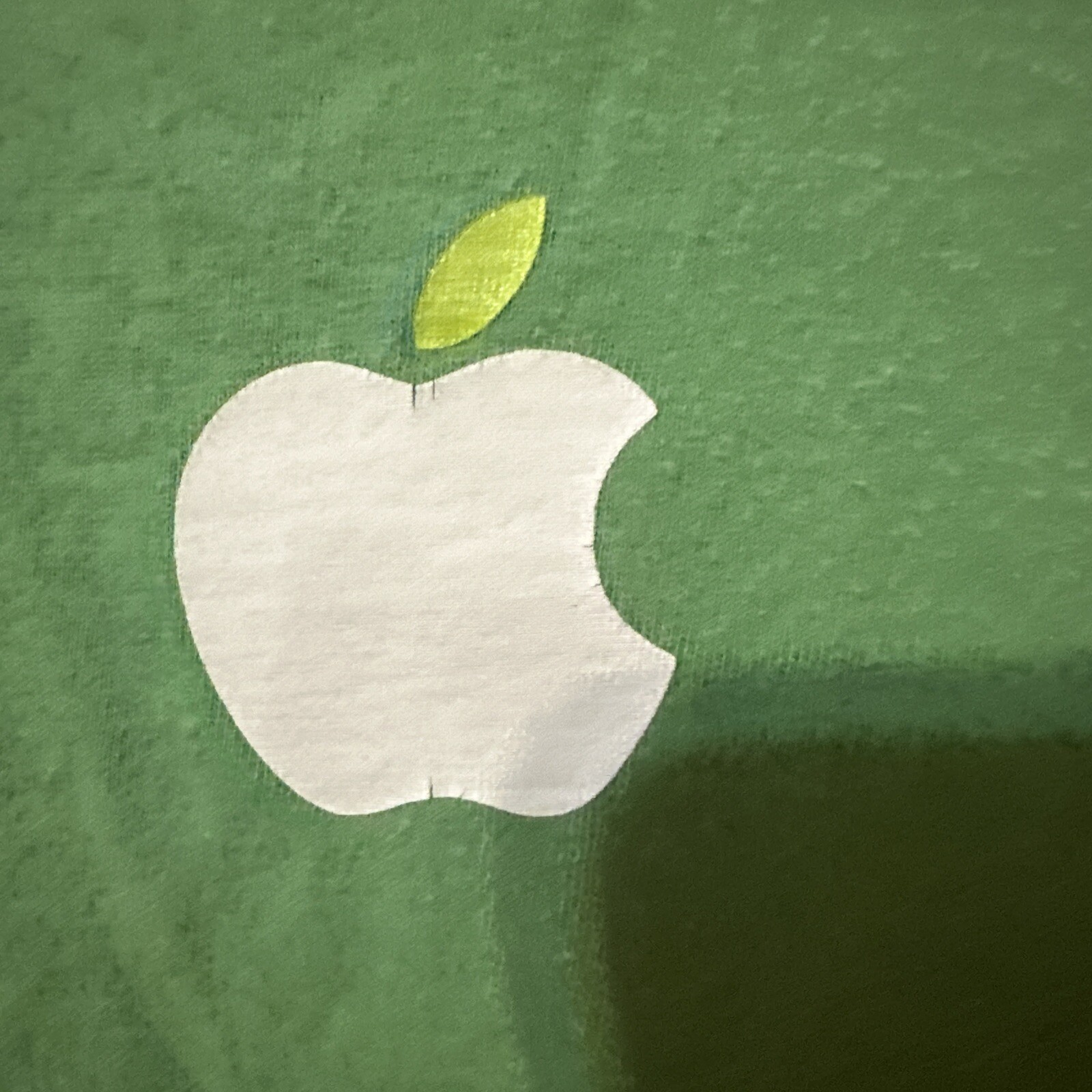APPLE Employee T-Shirt~AMERICAN APPAREL USA~ Apple Green~TECH COMPANY~Adult XL