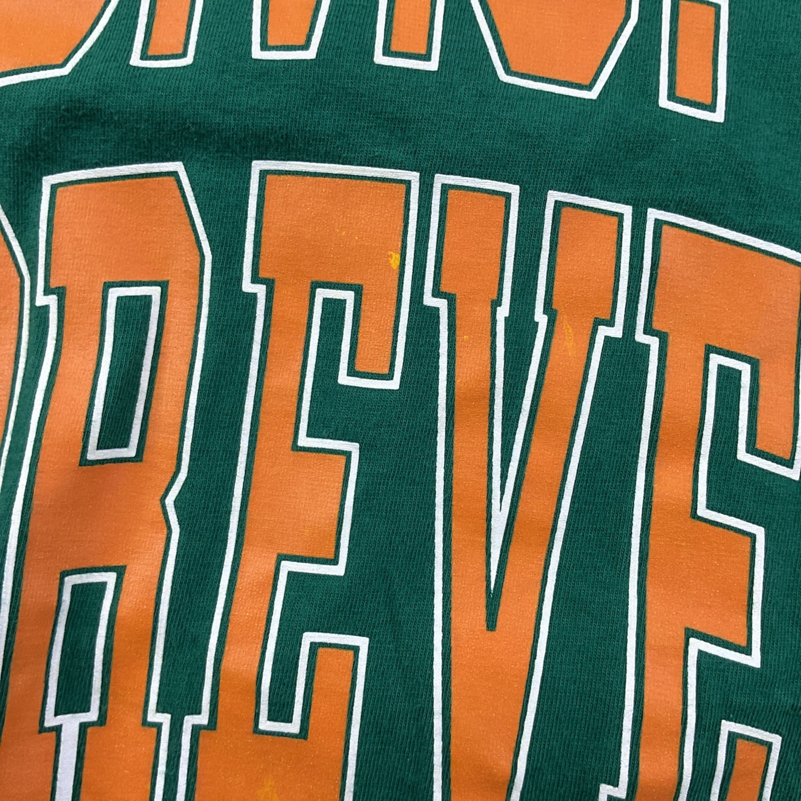 OVO T-Shirt Men Sz L Forever October&rsquo;s Very Own Drake Owl Green Owl Double Sided