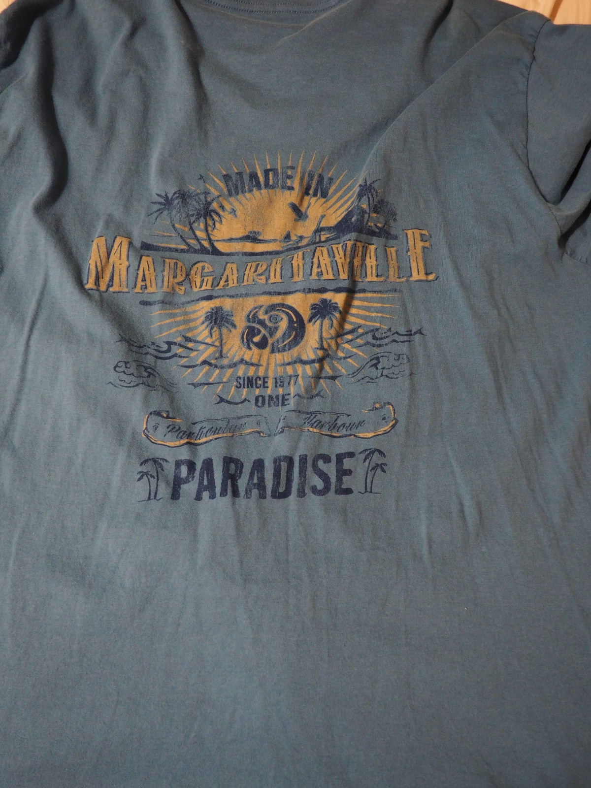 Margaritaville 3XL Teal Blue T-Shirt – Made in Paradise Graphic Tee