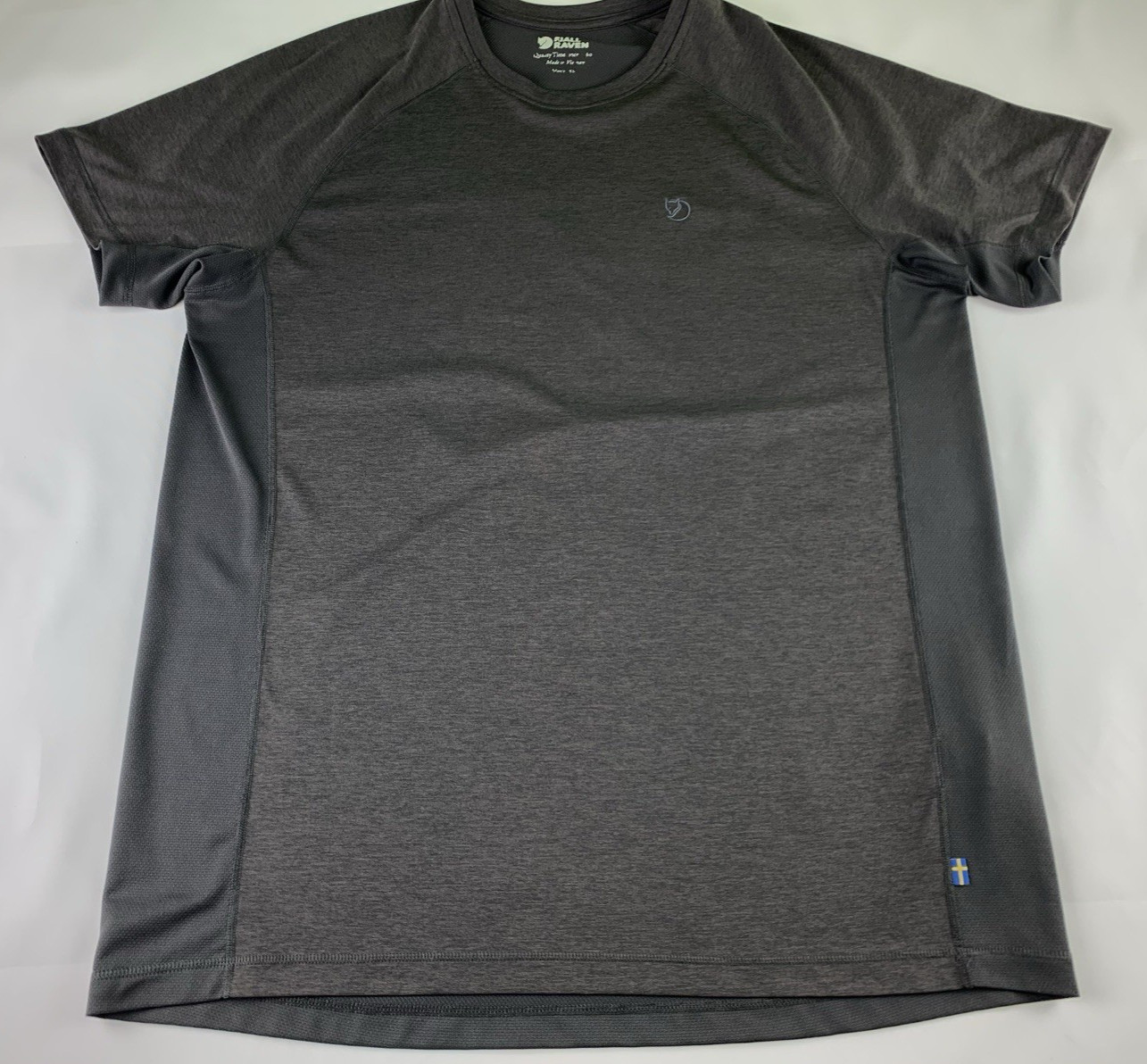 Fjall Raven Shirt Mens Size XL Short Sleeve Crew Neck Outdoors Brown