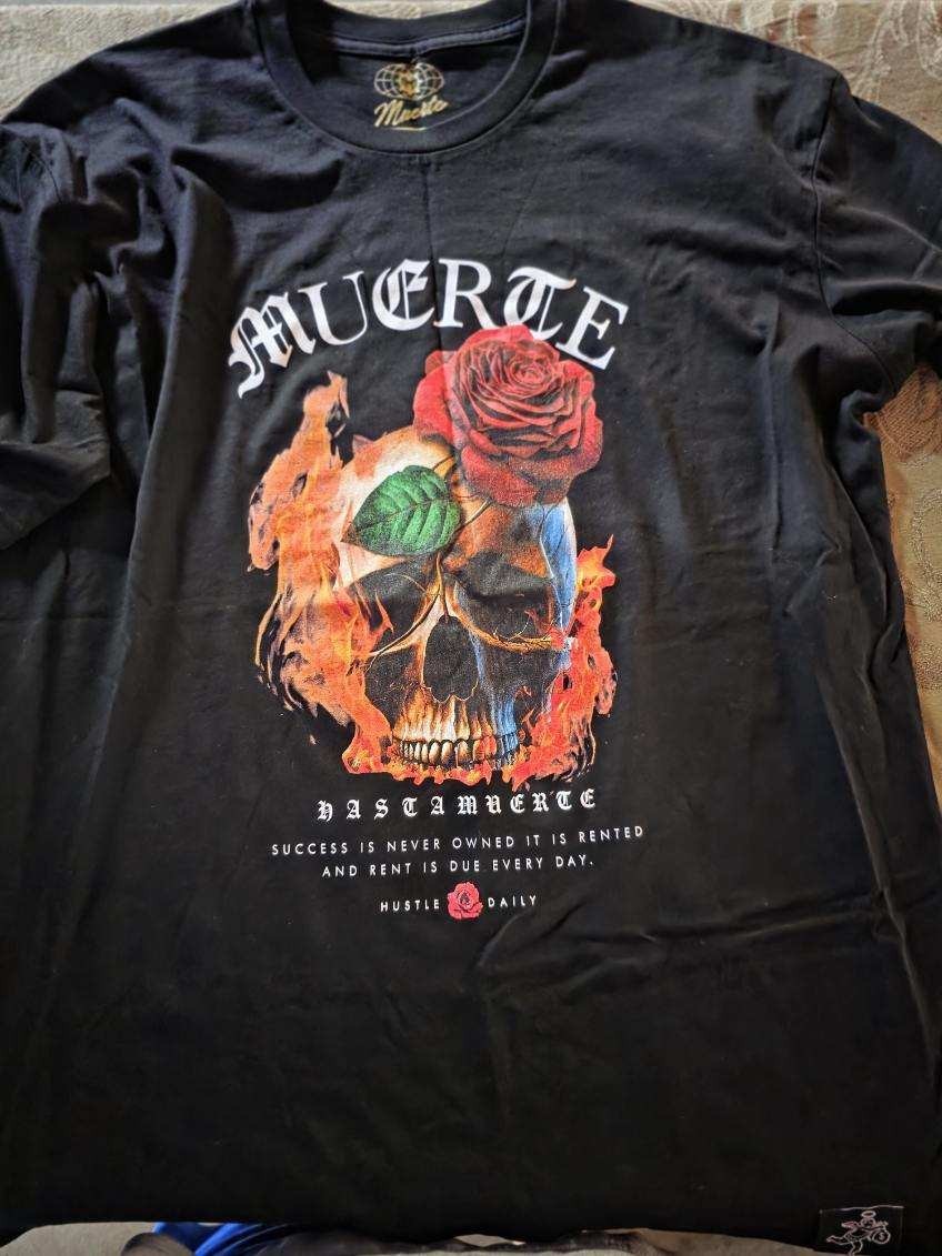 muerte hustle daily t shirt Adult XL Brand New
