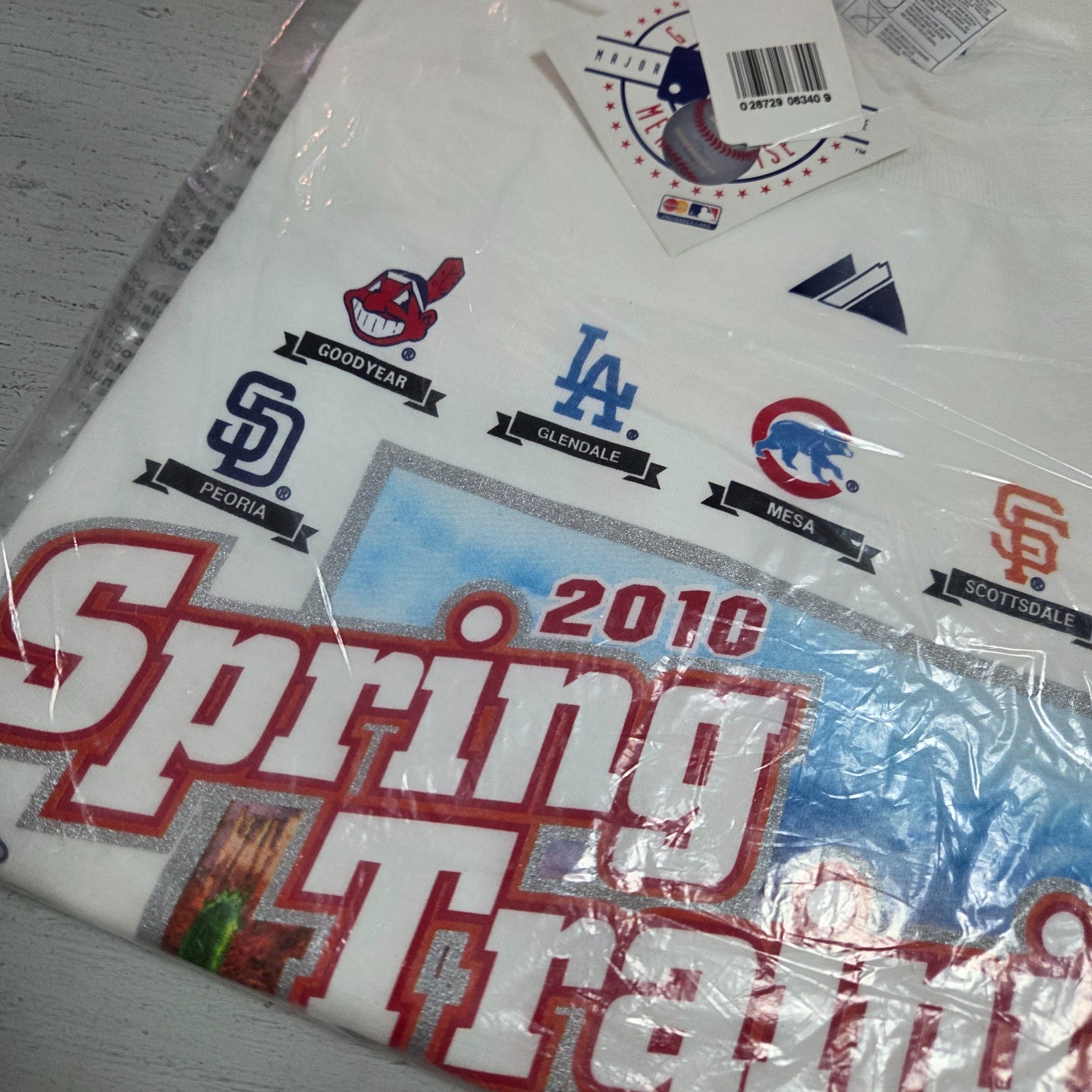 Vintage Cactus League Spring Training 2010 New with Tags Majestic Shirt 2xl
