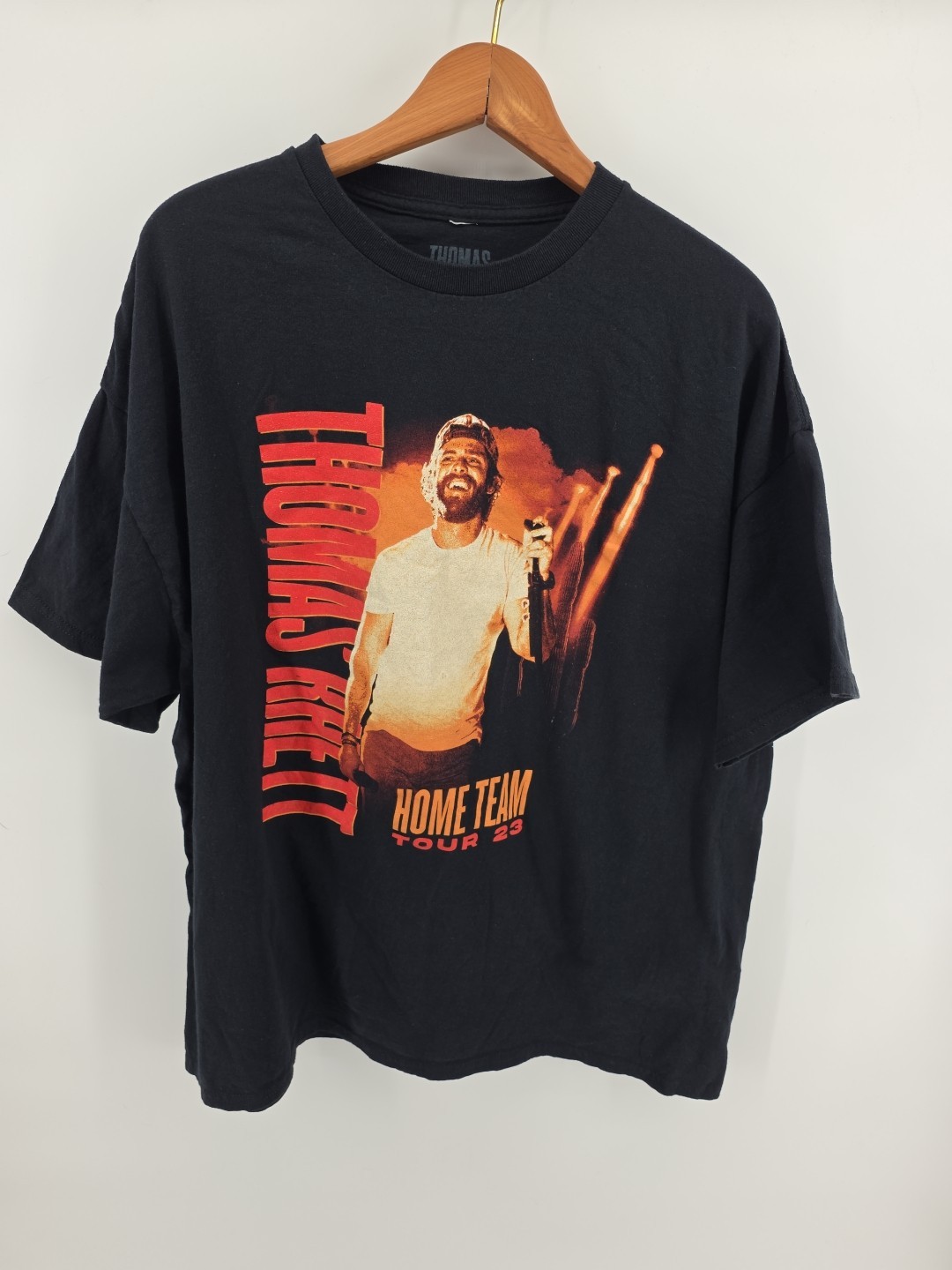 Thomas Rhett 2023 Home Team Tour Shirt – Black Graphic Country Concert Tee 2XL