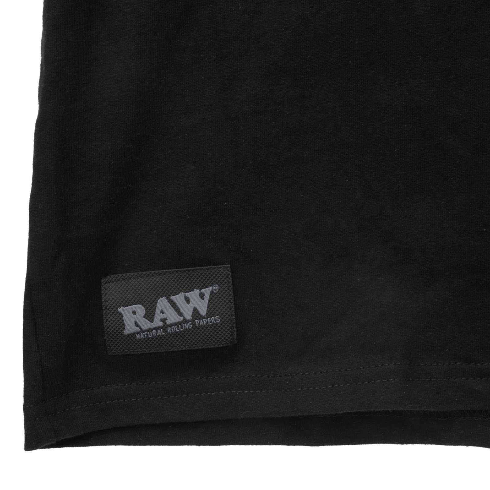 RAW Long Sleeve V-Neck Shirt | Black on Black
