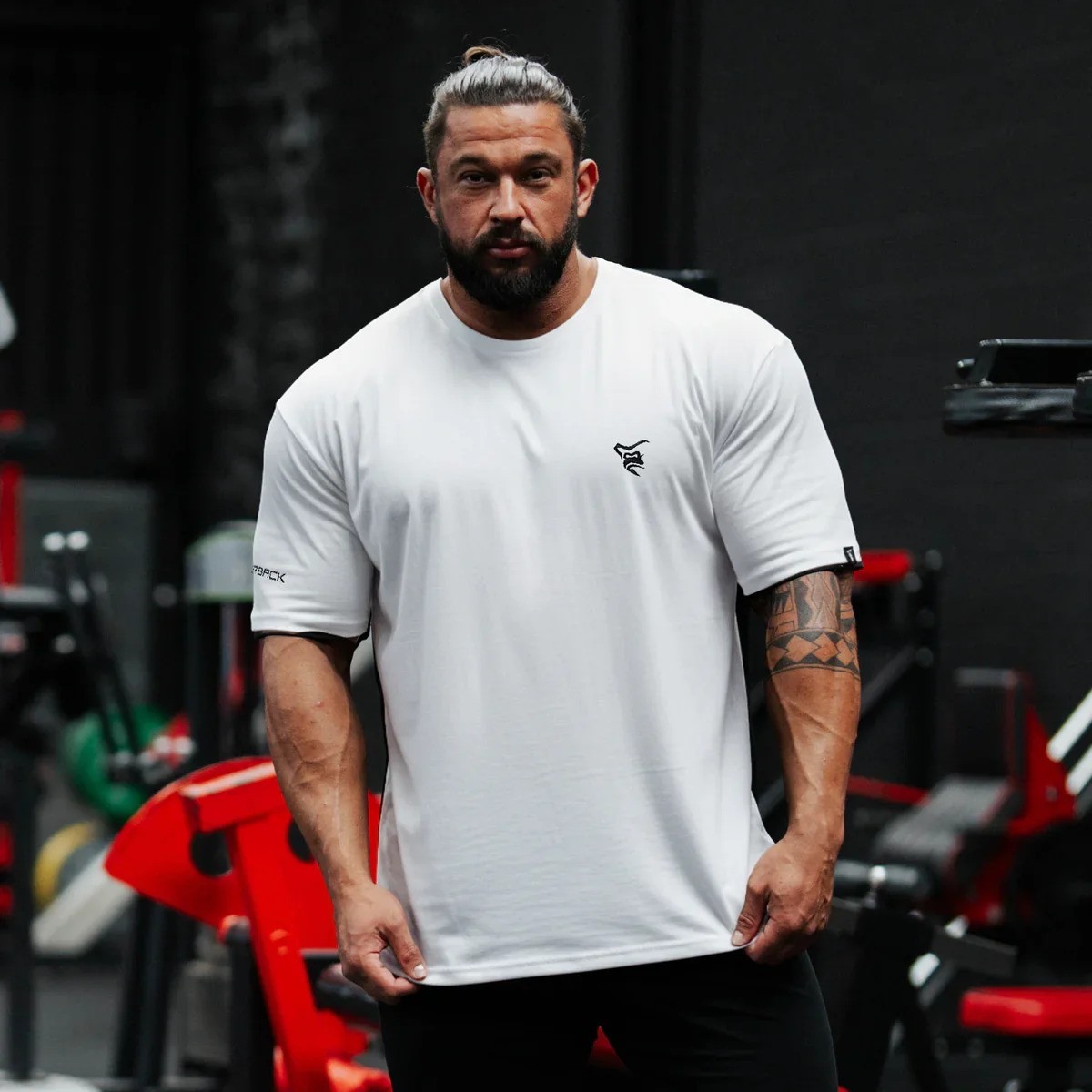 Men&rsquo;s Sport Gym Fitness Training 100% Cotton Oversized Graphic Printed Tshirt