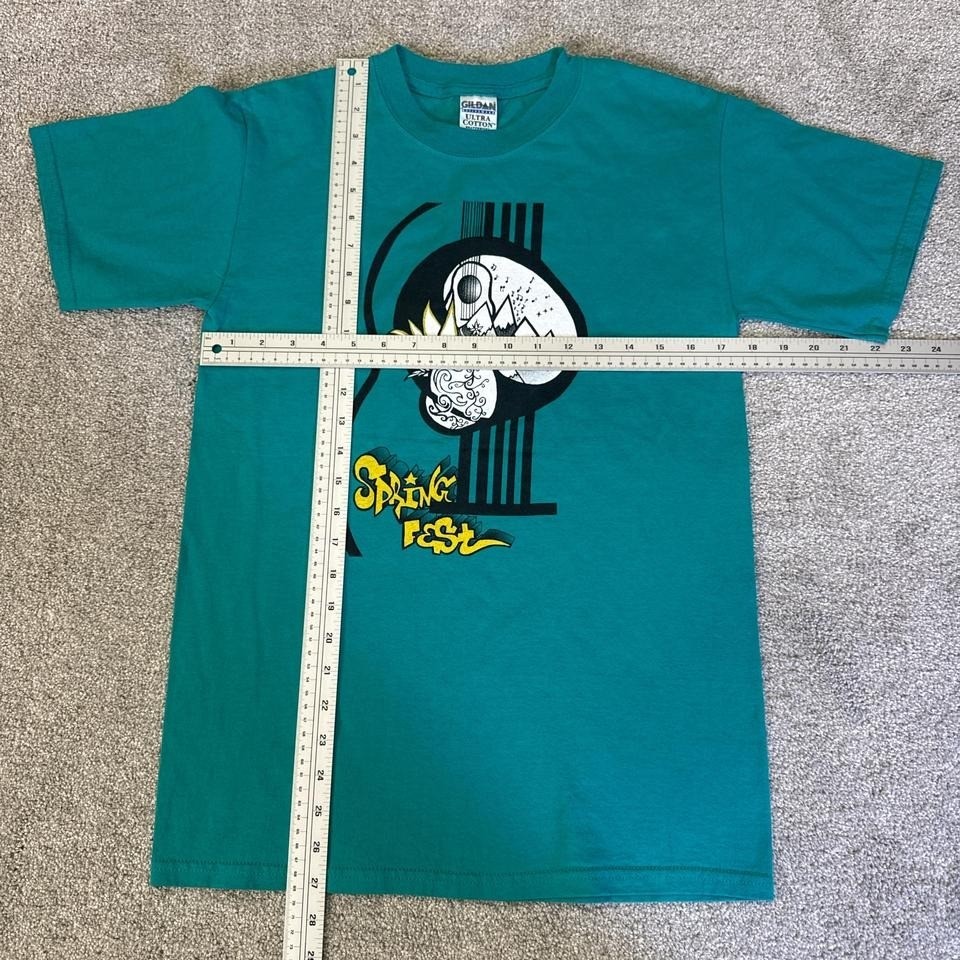 Spring Fest Teal T-Shirt Size Small Festival Graphic Tee