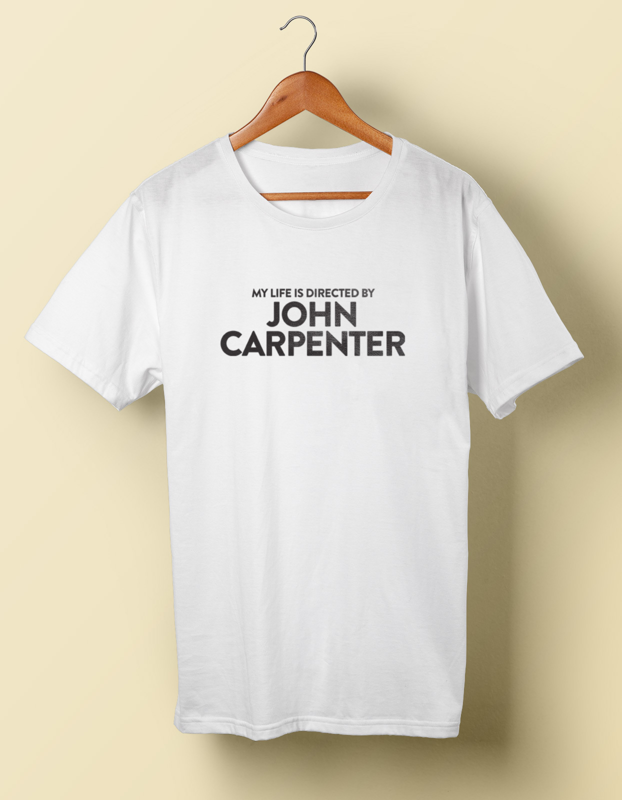 My Life Is Directed by John Carpenter Shirt Horror S M L XL 2X 3X 4X 5X