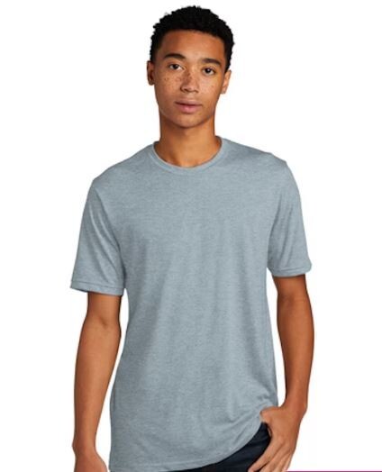 Next Level 6200 Unisex Poly/Cotton Crew T Shirt Stonewash Demin Medium MD New